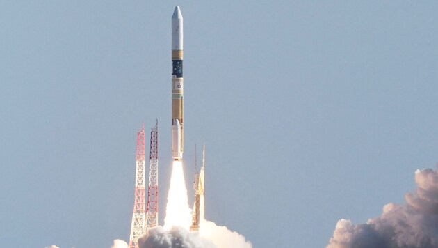 Japan startet am Freitag den Versuch einer Mondlandung. (Bild: AFP)