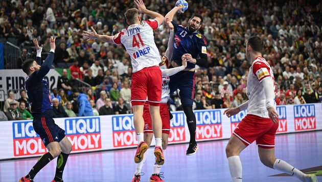 Nach dem Spiel zwischen Frankreich und Kroatien herrscht große Aufregung.