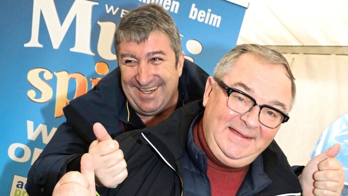 Die Veranstalter-Turbotwins Walter Egle und Sepp Adlmann