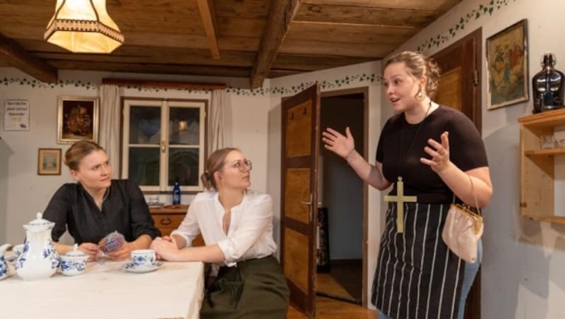 Hannah Stöger, Annalena Schwaiger und Daniela Grundtner (Bild: Berger Susi)