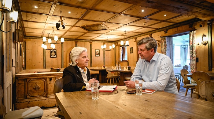 Claus Meinert im Gespräch mit Signe Reisch.
