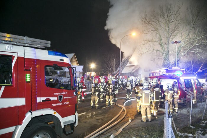 Fünf Feuerwehren standen im Einsatz.