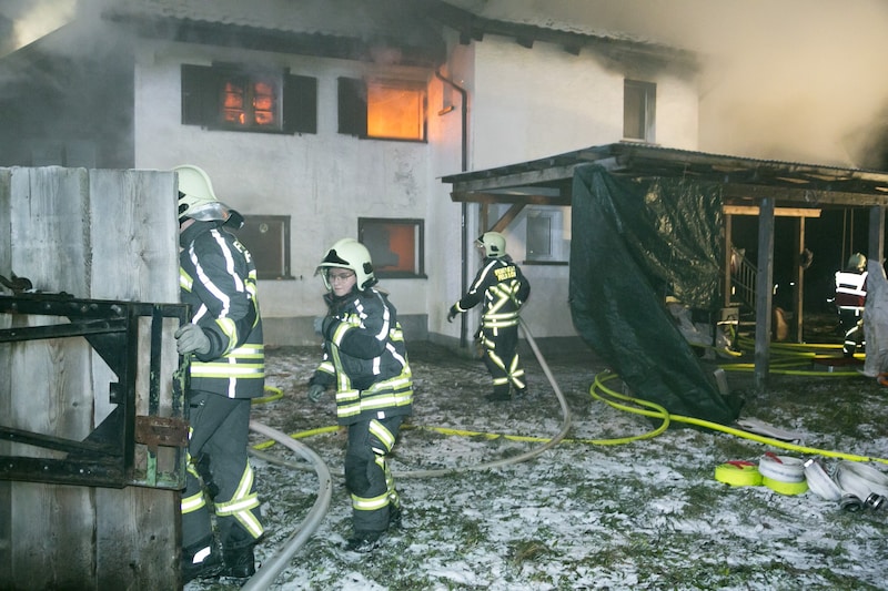 Große Teile des Gebäudes wurden bei dem Brand völlig zerstört. (Bild: Mathis Fotografie)