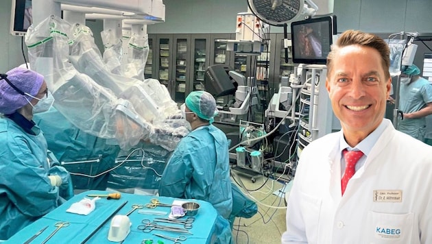 Primarius Reinhard Mittermair ist seit zehn Jahren Chef der Abteilung für Allgemein- und Viszeralchirurgie am Klinikum Klagenfurt und Experte auf dem Gebiet der minimalinvasiven Chirurgie. (Bild: zVg, Evelyn Hronek)