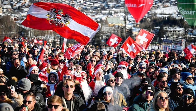 Zehntausende Fans werden wieder in Kitzbühel erwartet. (Bild: Markus Wenzel)