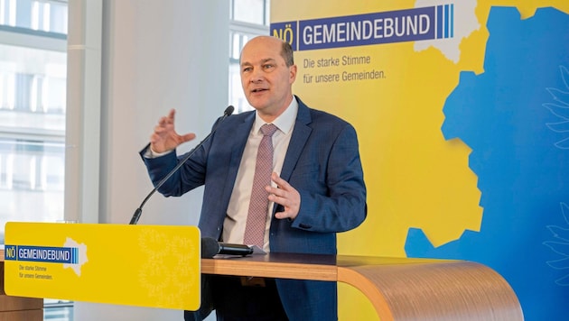 Gemeindebundpräsident Johannes Pressl macht Druck auf Regierungsverhandler. Er argumentiert mit der steigenden Beliebtheit der Bürgermeister.  (Bild: Erich Marschik)