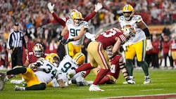 Die 49ers besiegen die Packers. (Bild: AP)