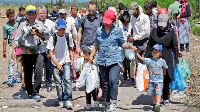 Migrantinnen und Migranten (Archivbild) (Bild: Klemens Groh, Krone KREATIV)