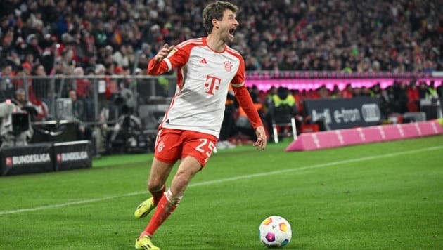 Frust bei Thomas Müller (Bild: APA/AFP/KERSTIN JOENSSON)