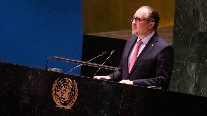 Schallenberg will am Dienstag vor den Vereinten Nationen Stellung beziehen. (Bild: APA/BMEIA/MICHAEL GRUBER)