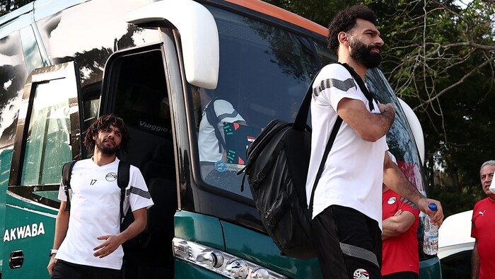 Mohamed Salah (rechts)