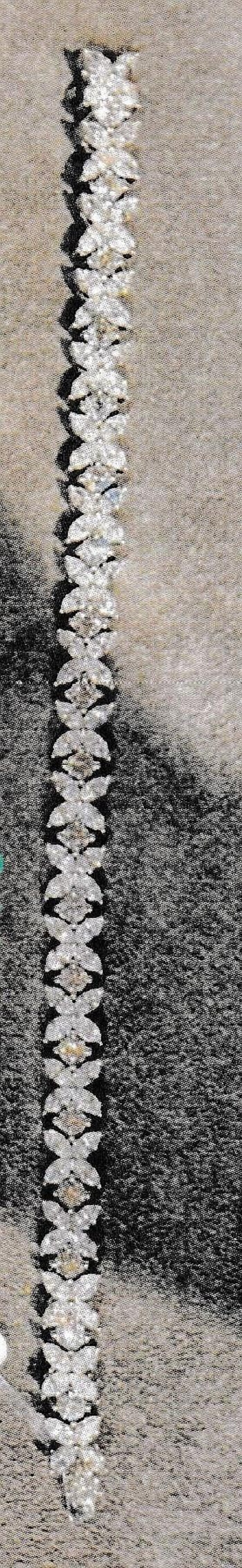 Das gestohlene Armband wiegt 9,73 Karat.