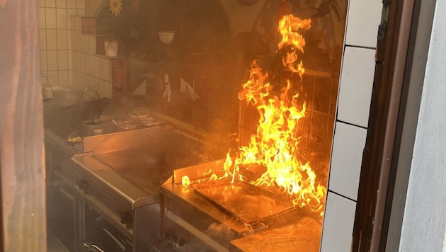 In Steyr brannte Samstag eine Küche (Symbolbild) (Bild: FF Hallein)