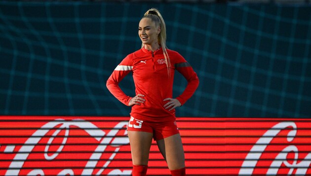 Alisha Lehmann (Bild: AFP/APA/Saeed KHAN)