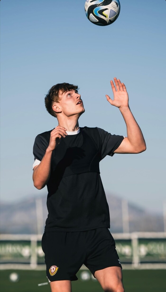 Bei zwei Trainingslagern der Profis war Wetschka schon dabei.