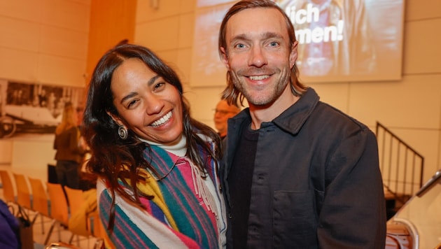 Die Schauspieler Salka Weber und Christoph Luser