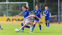 Vina Crnoja (li.) traf zum 1:0. (Bild: GEPA pictures)
