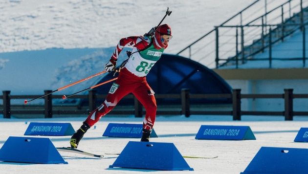 Gab eine Talentprobe ab: Matthäus Schönaigner. (Bild: GEPA pictures)