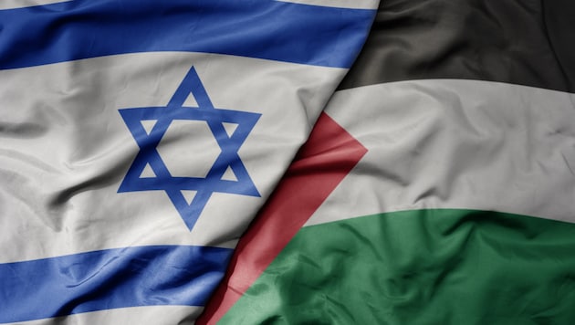 Die israelische und die palästinensische Flagge (Bild: luzitanija/stock.adobe.com)
