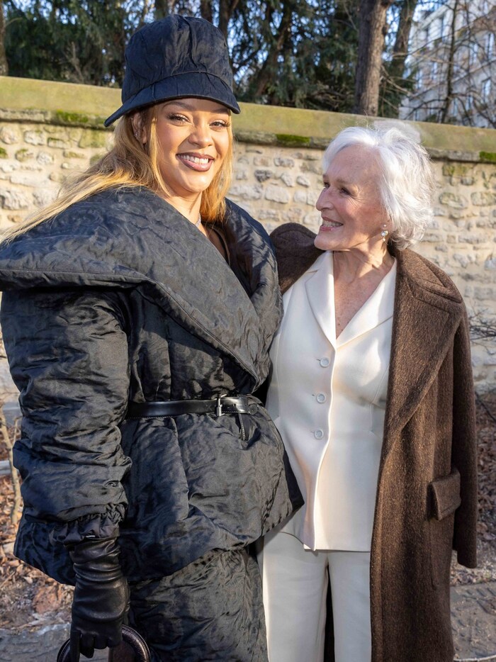 Rihanna und Glenn Close bei Dior