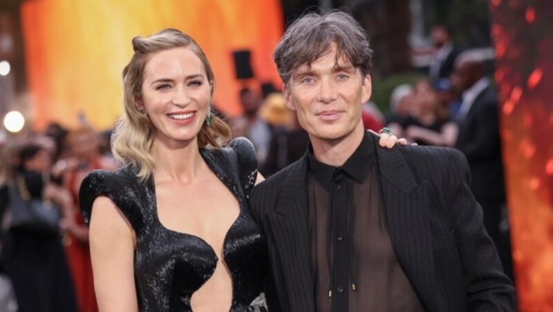 Emily Blunt und Cillian Murphy freuen sich über Nominierungen. (Bild: Vianney Le Caer / AP / picturedesk.com)