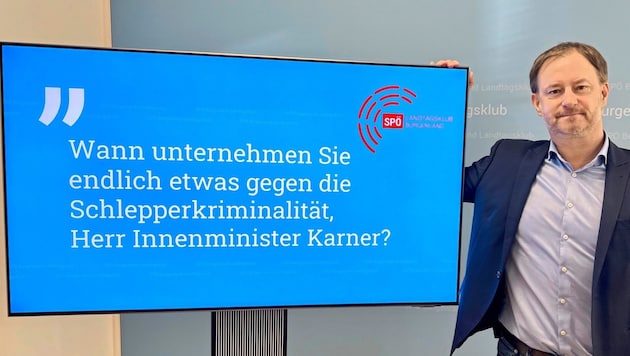 „Viel zu viele Asylanträge, viel zu wenige Rückführungen“ - SPÖ-Klubobmann Fürst übt erneut Kritik an fehlenden Maßnahmen gegen die Schlepperkriminalität. (Bild: Karl Grammer)
