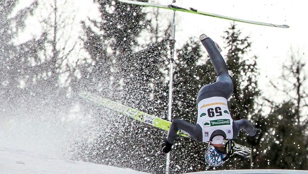 Der Horror-Sturz von Morgenstern in Bad Mitterndorf im Jahr 2014 bedeutet im Alter von nur 27 Jahren das Karriereende. (Bild: APA/EPA/EXPA/ ERICH AUER)