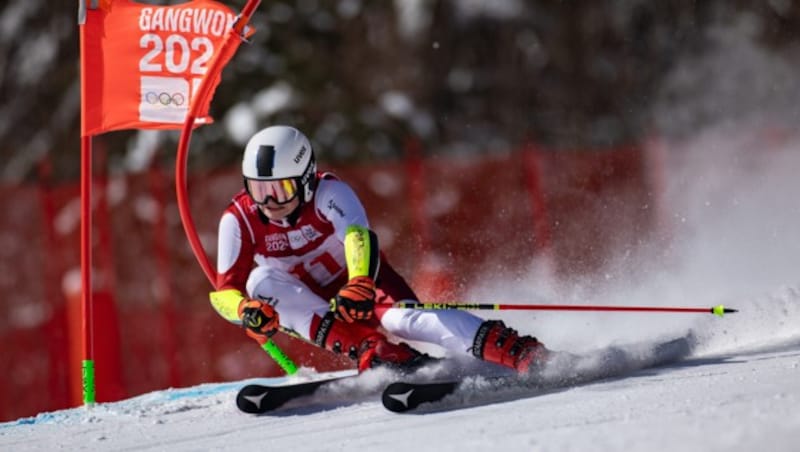 Florian Neumayer durfte nach Bronze im Riesentorlauf wieder jubeln. (Bild: OIS Photos)