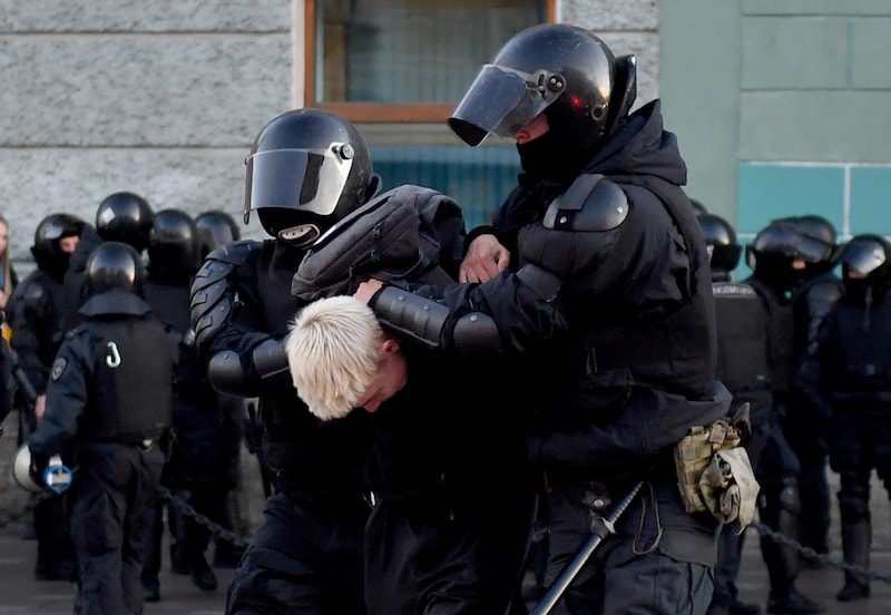 Proteste werden immer wieder brutal niedergeschlagen. (Bild: AFP)