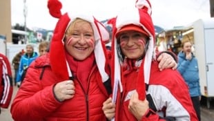 Rot-weiß-rote Backen: Die Daumen für Manuel Feller werden gedrückt.