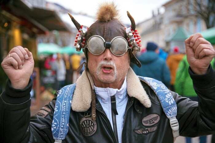 Auf der Fanmeile des 27. Schladminger Nachtslaloms.