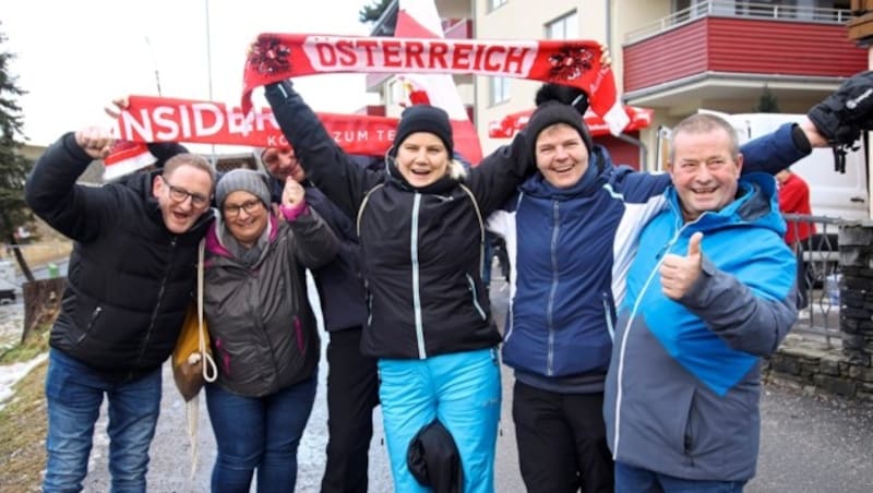 Auf der Fanmeile des 27. Schladminger Nachtslaloms. (Bild: ANDREAS TROESTER)