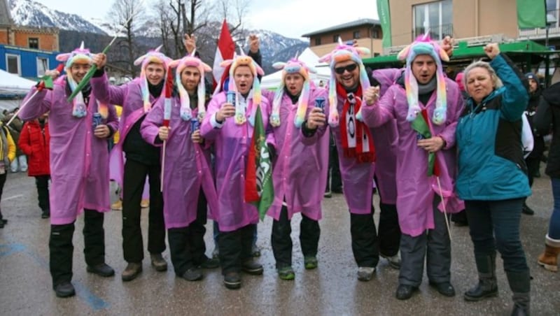 Auf der Fanmeile des 27. Schladminger Nachtslaloms. (Bild: ANDREAS TROESTER)