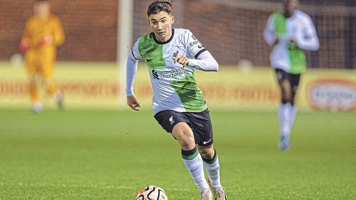 In Hartberg wieder Thema: Liverpools Mateusz Musialowski.