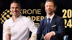 Sebastian Prödl (links) und Steffen Freund werden beim „Krone“ Leadership Day dabei sein. (Bild: ServusTV / Philipp Carl Riedl, Krone)