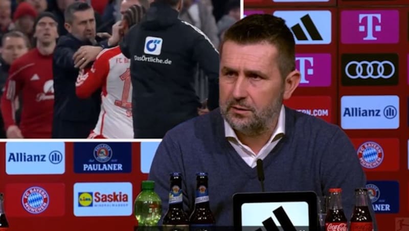 Nenad Bjelica sorgte für einen Eklat. (Bild: Glomex, twitter.com/DirectDortmund)