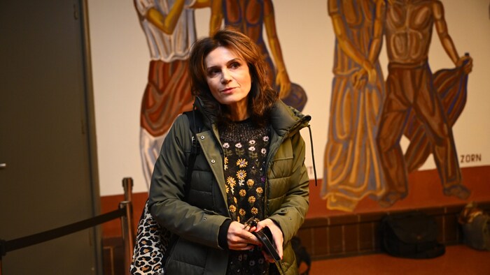 Anwältin Astrid Wagner bei der Anhörung von Josef Fritzl in Krems (NÖ).