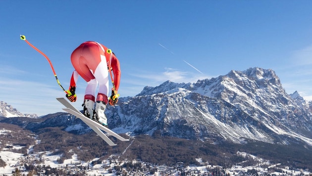 Das möchte die 24-jährige Vorarlbergerin auch bei ihrem Cortina-Debüt. (Bild: GEPA pictures)