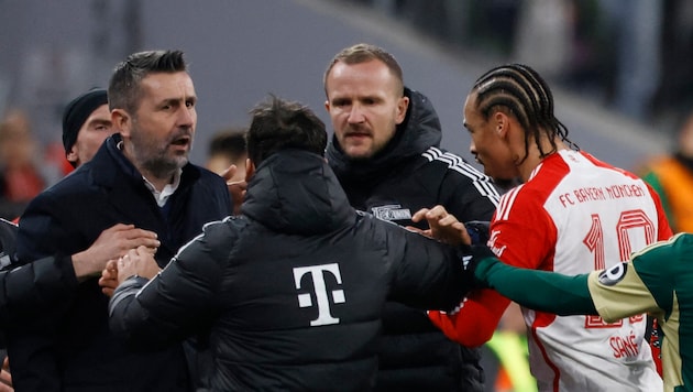 Nenad Bjelica brannten gegen Leroy Sane die Sicherungen durch. (Bild: APA/AFP/MICHAELA STACHE)