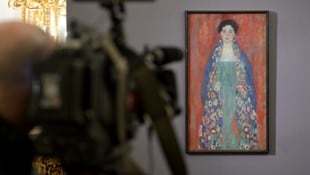 Klimts Meisterwerk wird in Wien versteigert. (Bild: APA/Roland Schlager)