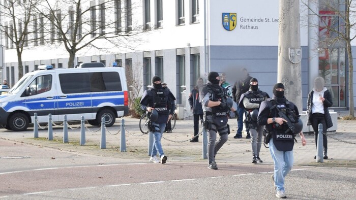 The murder took place at a school in Sankt Leon-Rot at around 10.20 am.
