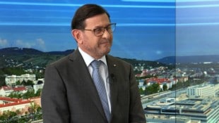Salah Abdel Shafi, Vertreter der palästinensischen Autonomiebehörde in Österreich (Bild: krone.tv)