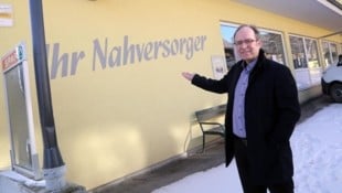 Bürgermeister Harald Jannach lässt das Geschäft in Kraig generalsanieren. (Bild: Rojsek-Wiedergut Uta)