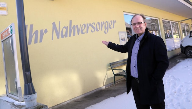 Bürgermeister Harald Jannach lässt das Geschäft in Kraig generalsanieren. (Bild: Rojsek-Wiedergut Uta)