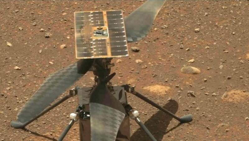 Der Hubschrauber hat seine Mission weit übererfüllt. (Bild: kameraOne/NASA/JPL-CALTECH)