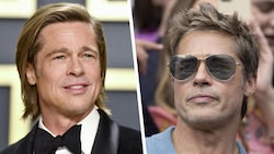Brad Pitt 2020 (l.) und im Sommer 2023 - ein Schönheitschirurg ist überzeugt, dass dazwischen ein Eingriff stattgefunden haben muss.  (Bild: Viennareport, Krone KREATIV)