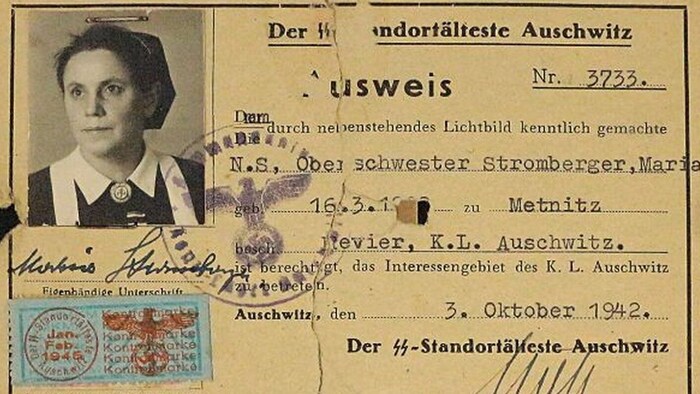 Der Auschwitz-Ausweis von Maria Stromberger