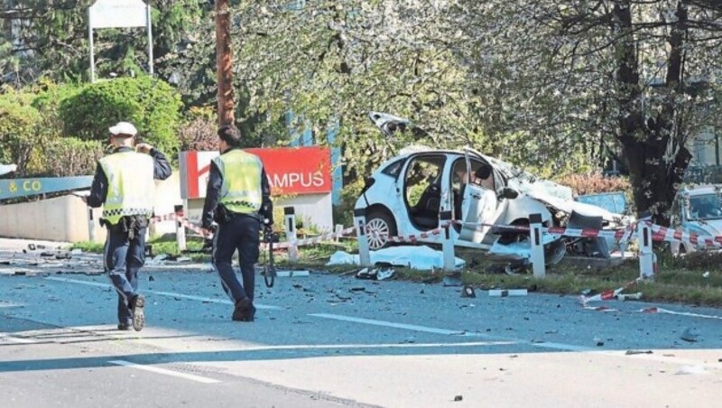 Ein 31-jähriger Grazer wurde beim Unfall aus dem Leben gerissen. (Bild: Christian Jauschowetz)