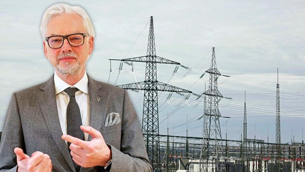 Verbund-Chef Michael Strugl geht der Ausbau der Stromnetze zu langsam voran.  (Bild: Gerhard Bartel, Scharinger, Krone KREATIV)