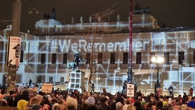 Demonstration gegen Rechts Wien - Figure 4